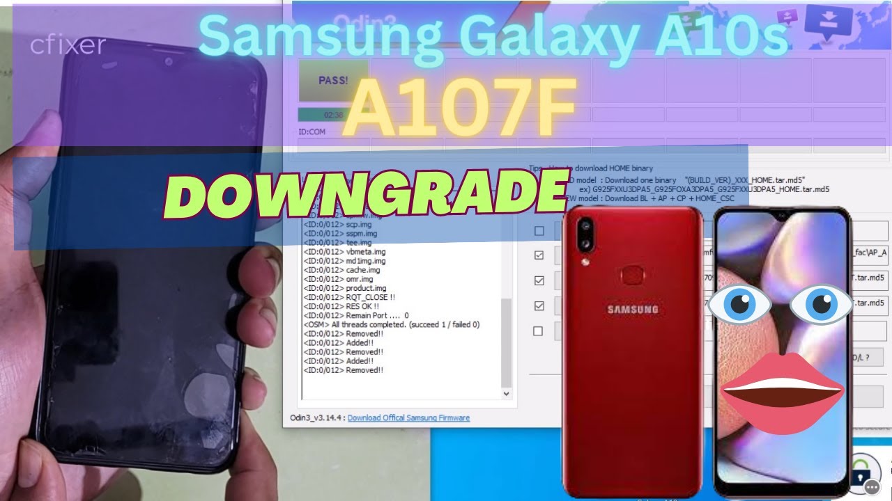 Samsung A10s A107f downgrade Android 11 to 10 - samsung android downgrade
