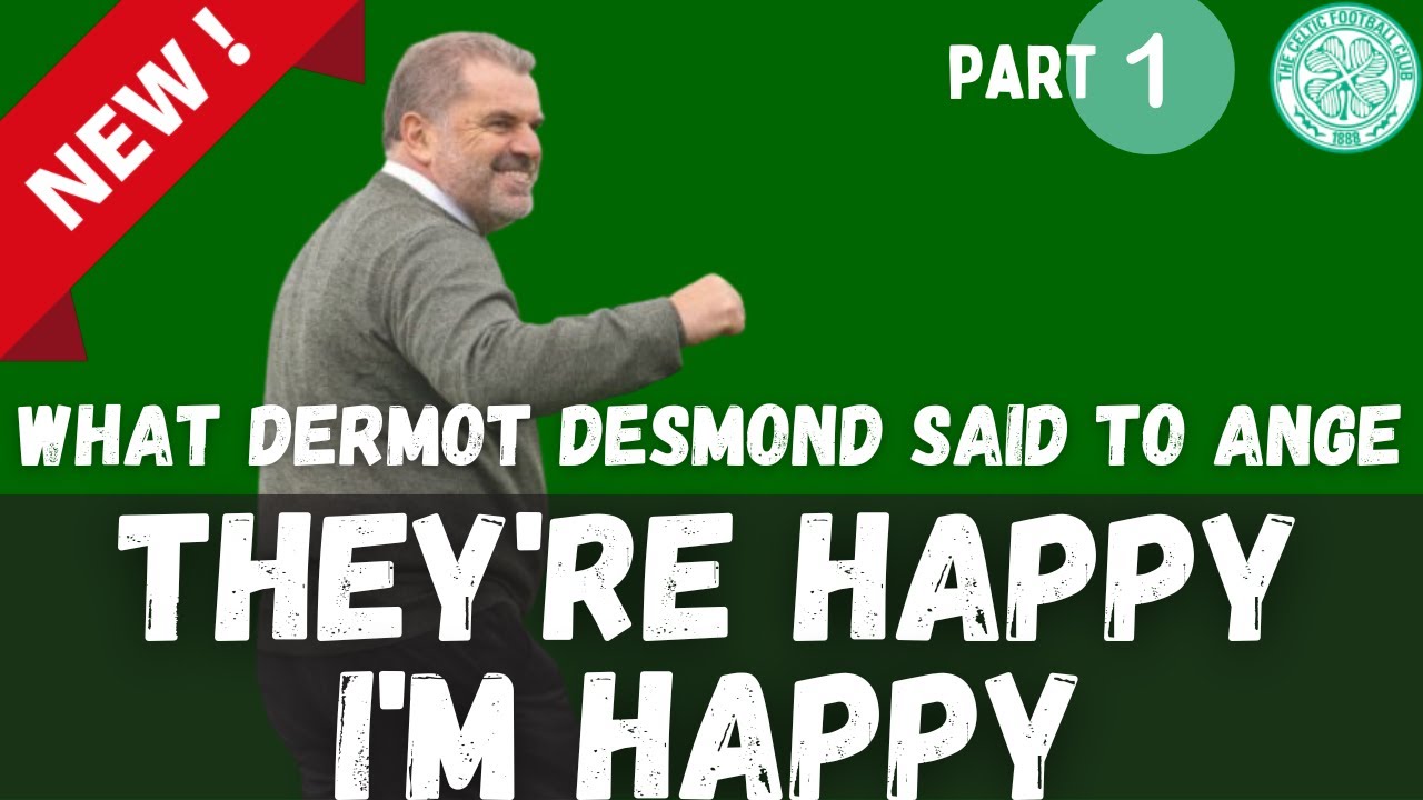 Postecoglou details Celtic chats with Dermot Desmond