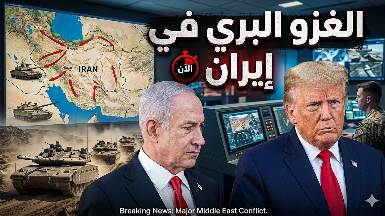 عاجل : بداية الهجوم البري لايران الان 🔥وايران مجبرة على وضع السلاح 