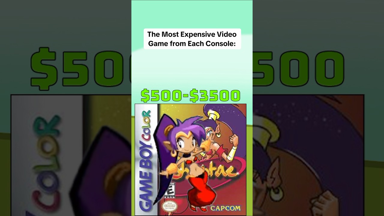 The most expensive video game from each Console: #nintendo