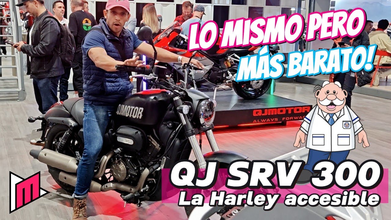QJ SRV 300 ST 2024 CÓNOCELA | Una Harley hecha en china  | Sonido motor | hecha para los latinos