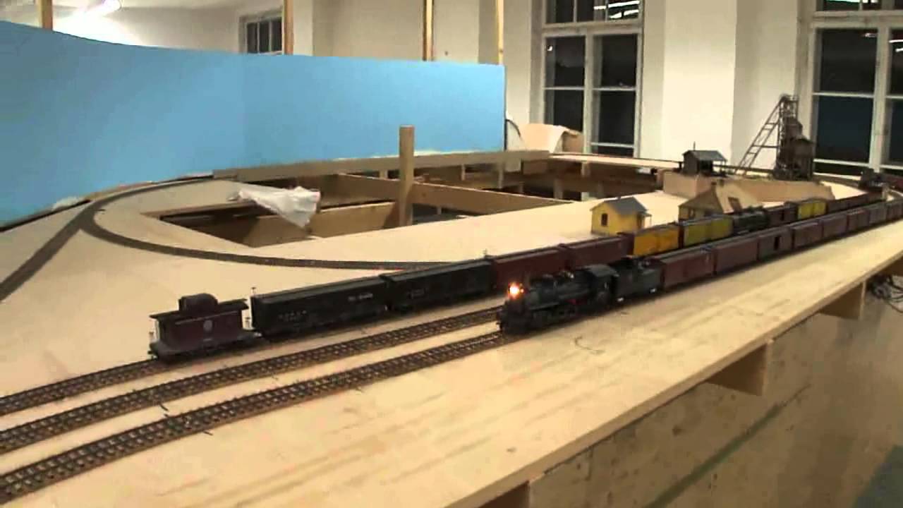 JSVideo. On3 Trainbuffs K-28 476 run over the John Armstrong memorial layout. August 2011