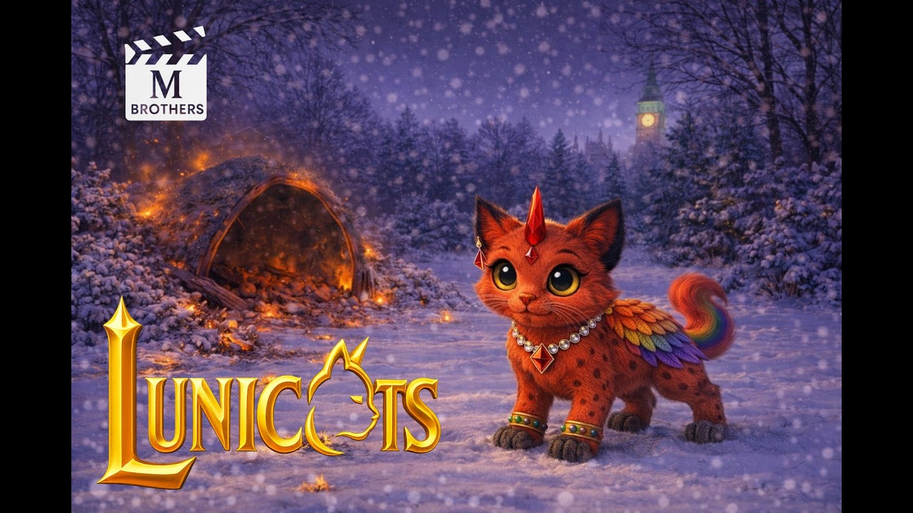 Lunicats - Prinses, de Eenhoornkat. - Magische tekenfilm voor kinderen.