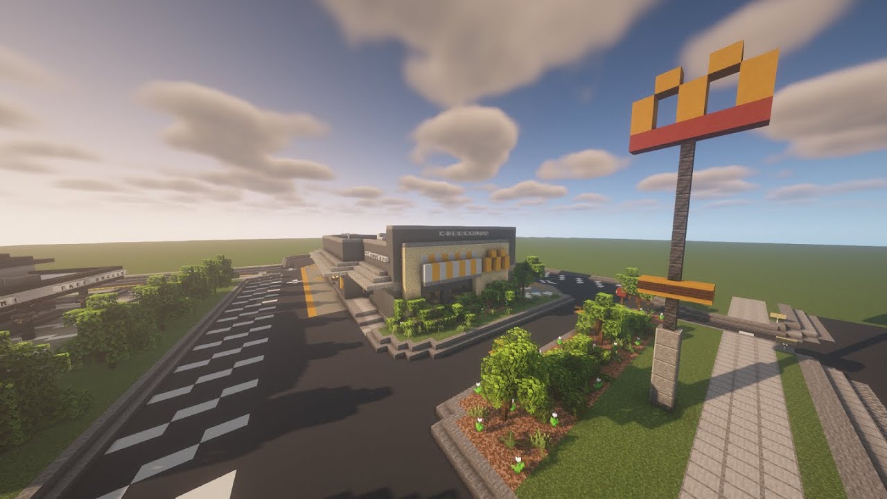 Minecraft Timelapse | McDonalds!