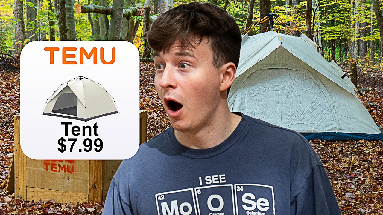 $100 TEMU Camping Survival Challenge