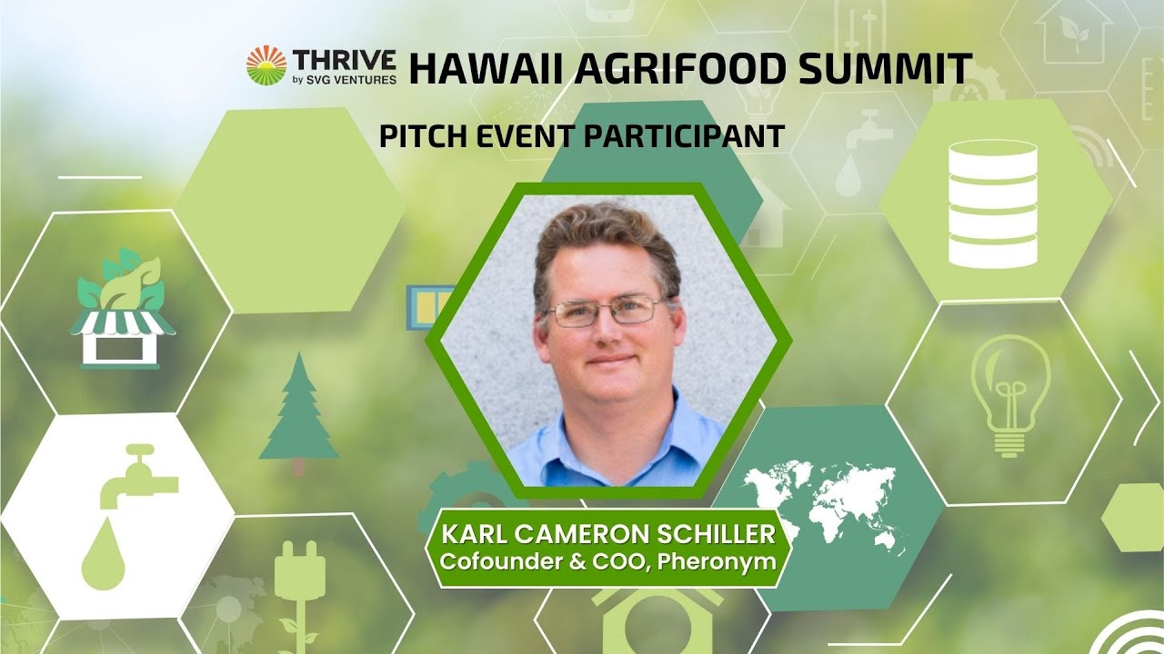 Pheronym pitch at the 2023 THRIVE Hawaii Agrifood Summit