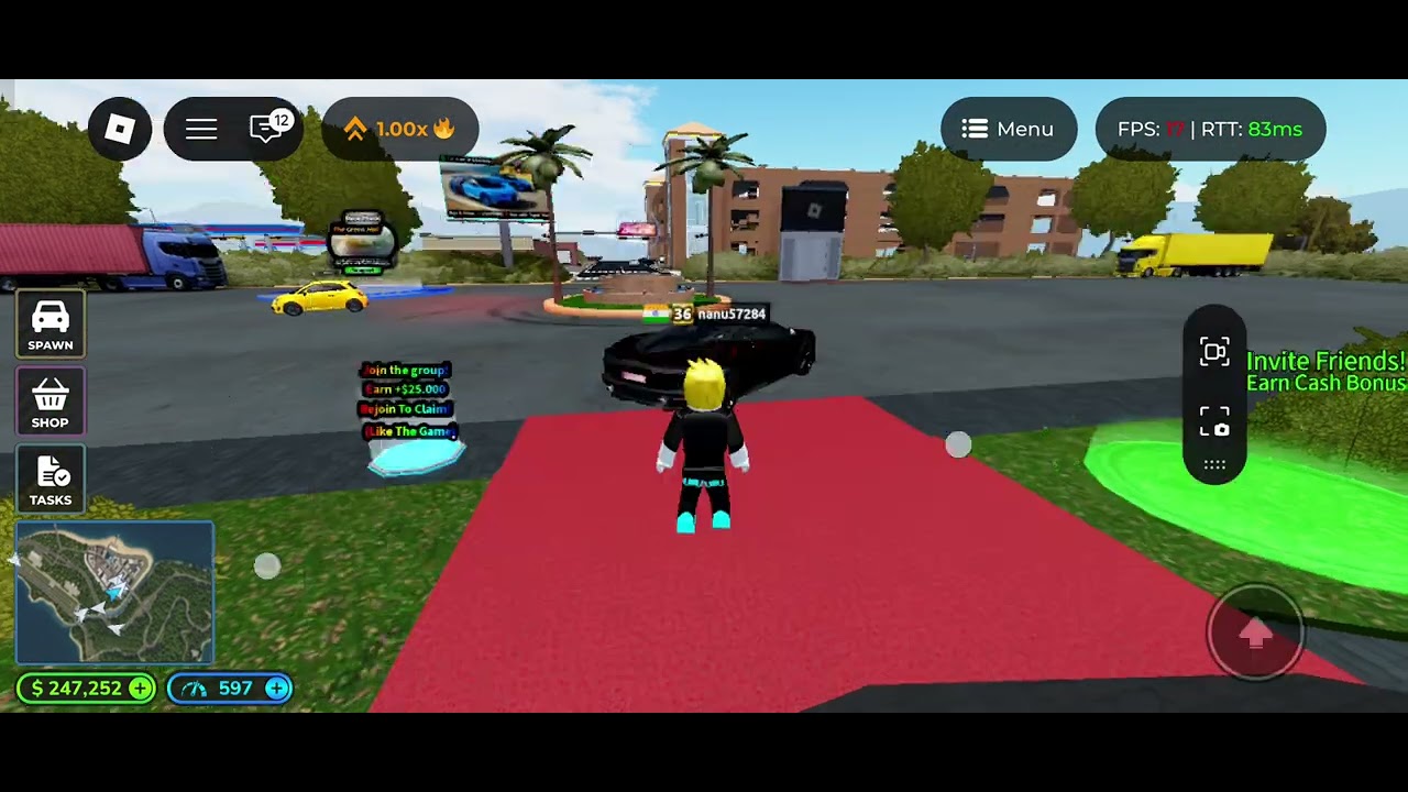 REALISTIC car driving Roblox 