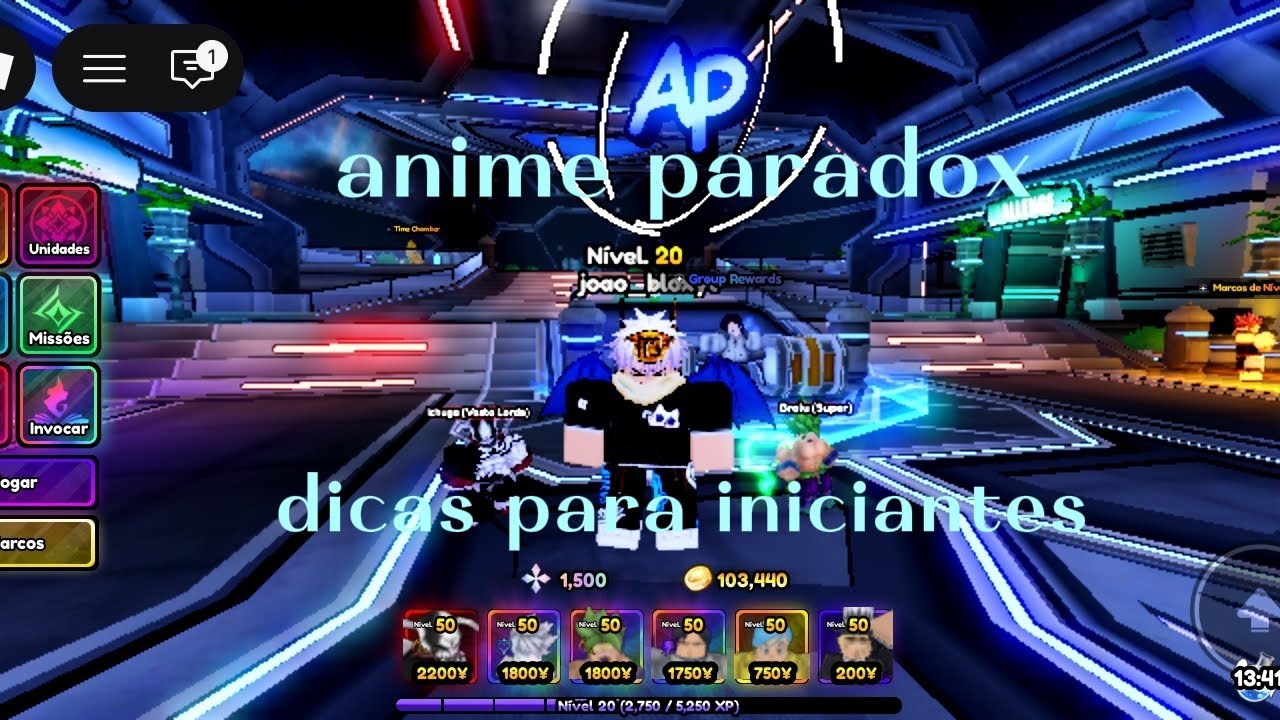 Dicas para iniciante no anime paradox 