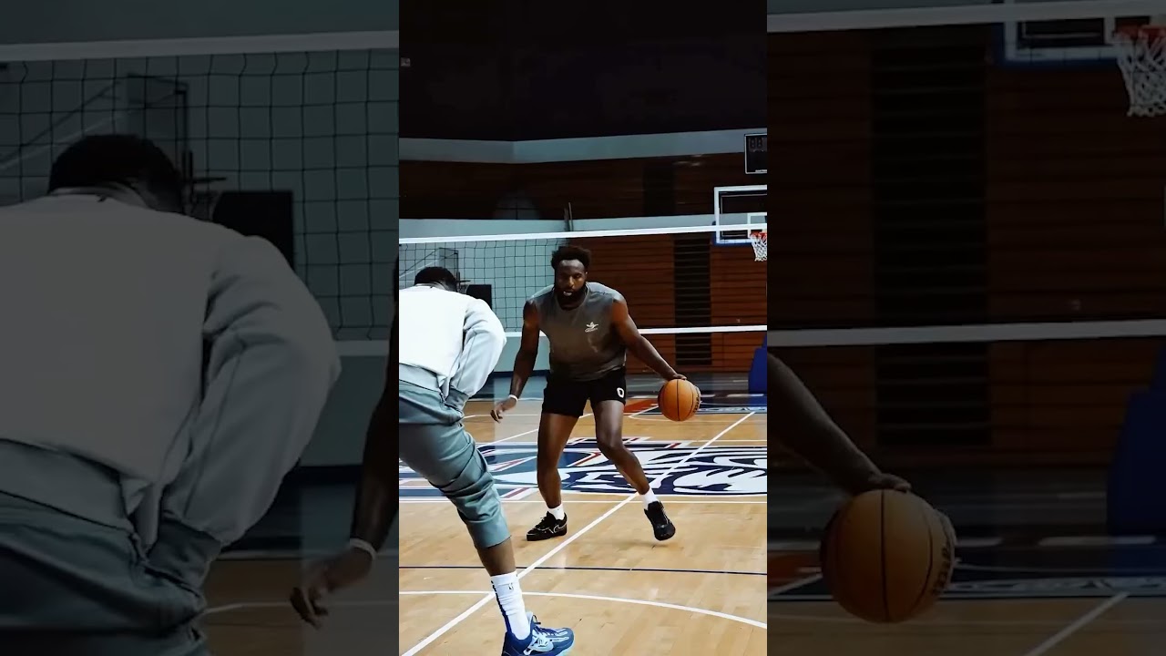 Mitchell Robinson's back in the lab! 🏀 💪🏾 #shorts