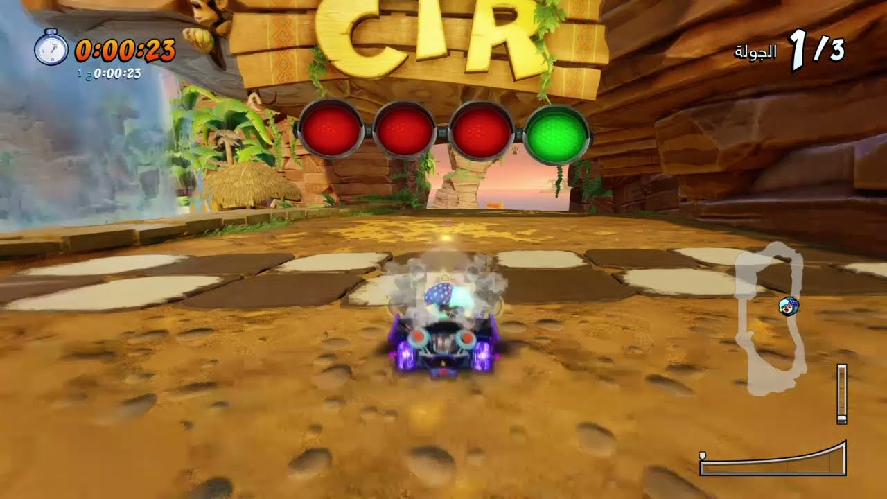 خليج كراش هزيمة المطور ويليام فى التحدى الزمنى crash cove CTR time trial