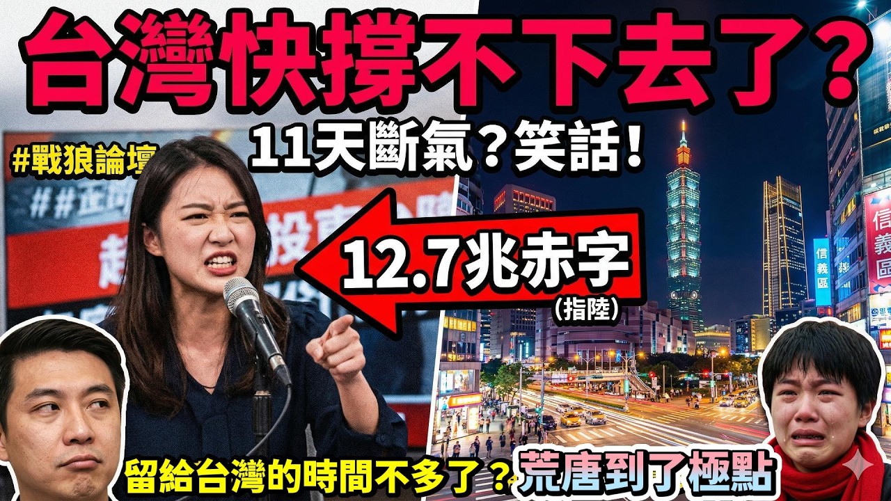 大陸女戰狼：台灣快撐不下去了，只剩11天斷氣？拆解小粉紅的天然氣謊言！
