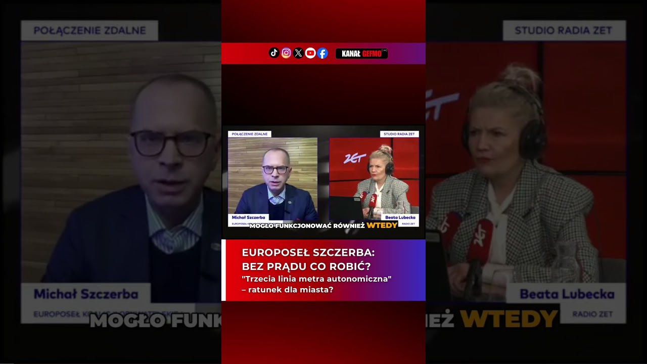 EUROPOSEŁ SZCZERBA WARSZAWA: BEZ PRĄDU CO ROBIĆ?