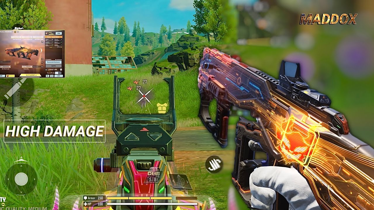 0 RECOIL in MID RANGE + FAST KILLING | BEST MADDOX GUNSMITH CODM BR | CODM BR GAMEPLAY 