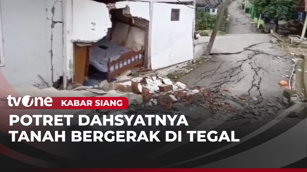 Korban Tanah Bergerak di Tegal Keluhkan Minimnya Ketersediaan Air Bersih | Kabar Siang
