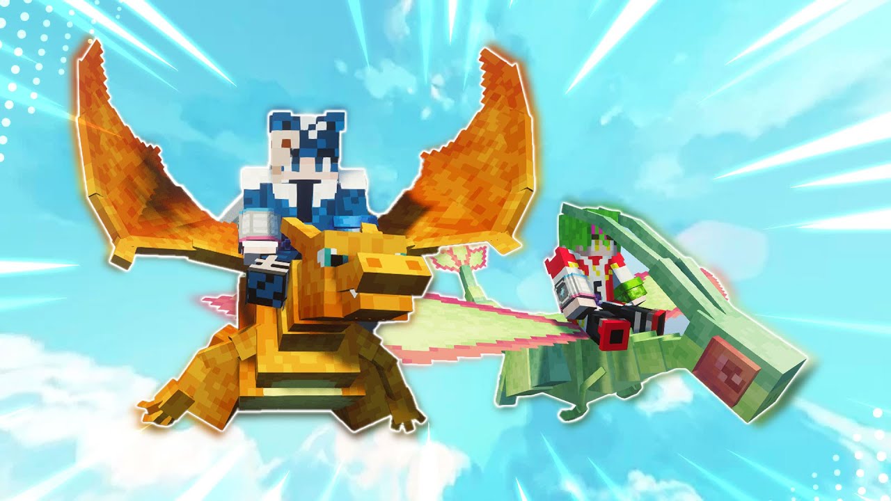 KITA BALAPAN POKEMON TERBANG UNTUK MENENTUKAN POKEMON, LALU BATTLE!- Minecraft Cobblemon