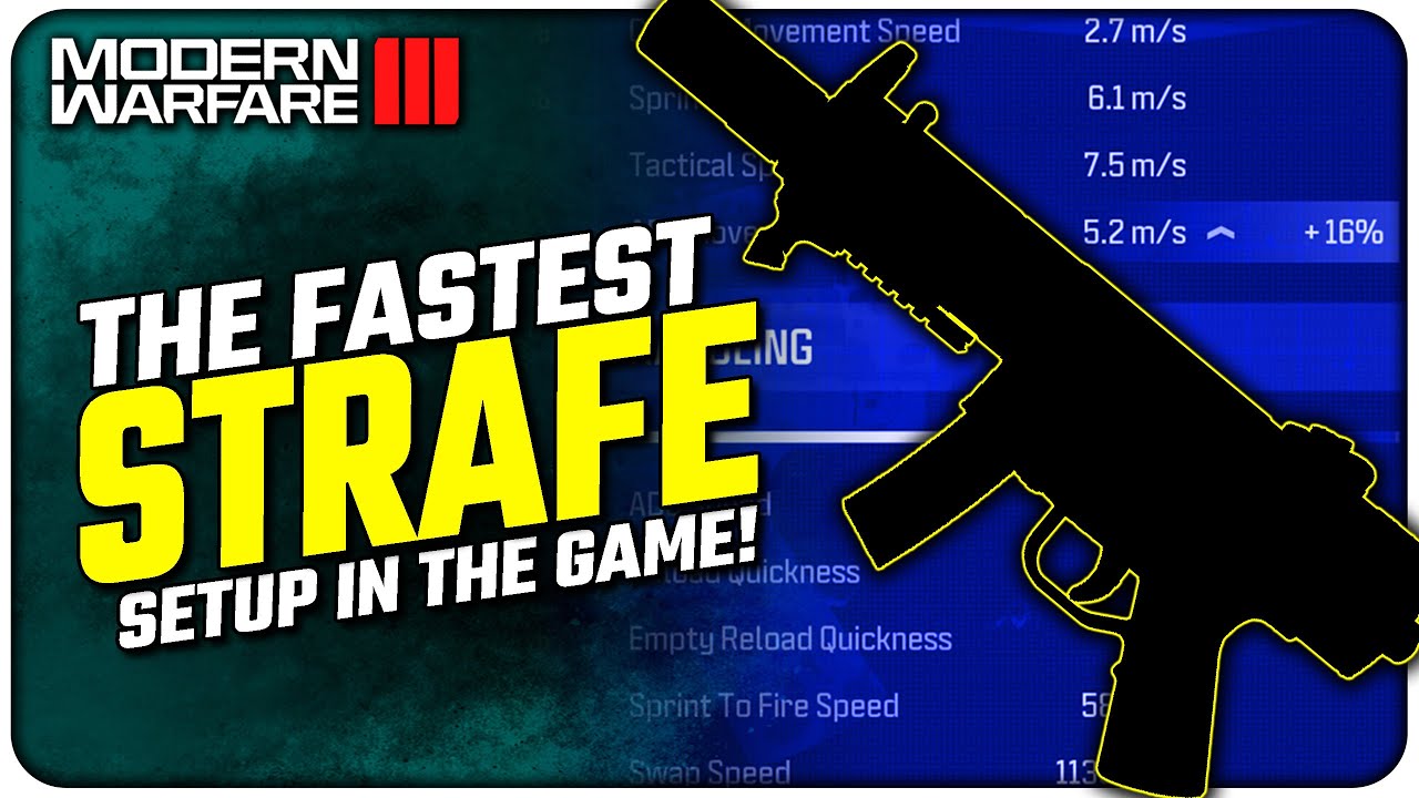 The Fastest STRAFE Setup in Modern Warfare III?
