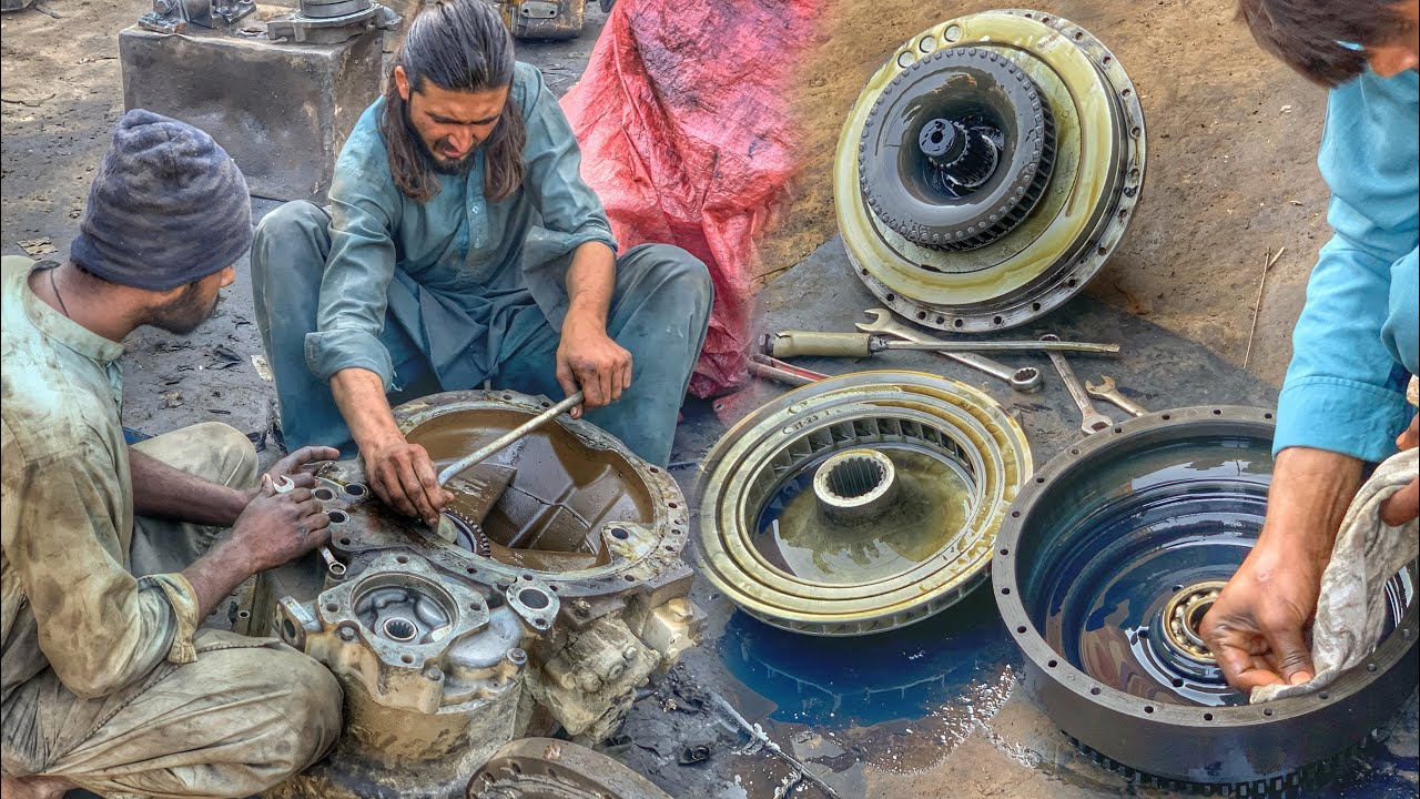 Amazing Restoration of the Caterpillar Wheel Loader Torque CONVERTER