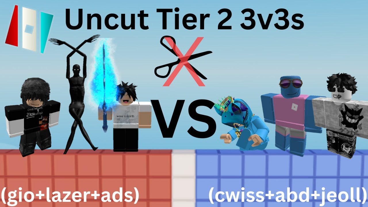 Uncut Tier 2 3v3s (HT2 POV) Bridge Duel