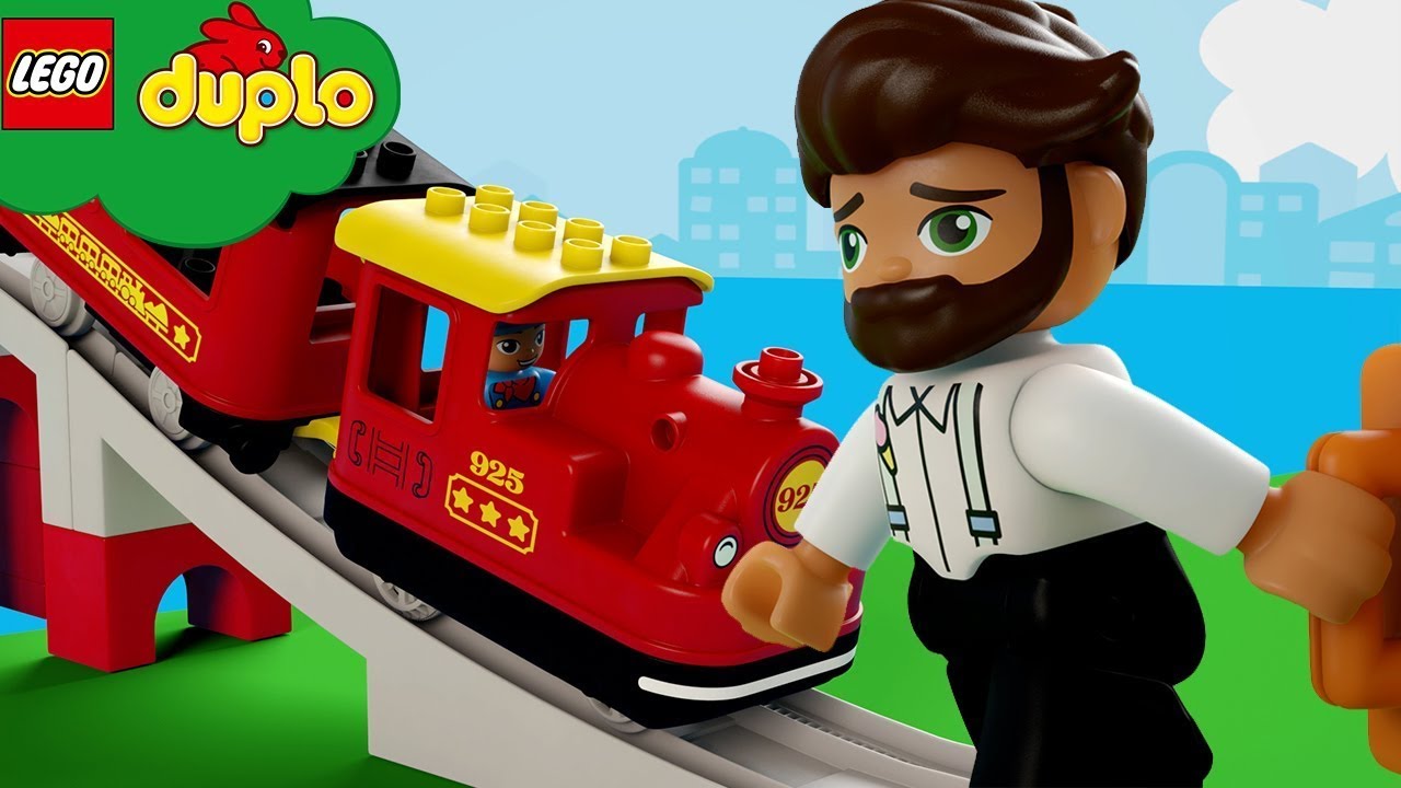 LEGO DUPLO | Das Zuglied | Kinderlieder und Cartoons | Moonbug Kids Deutsch