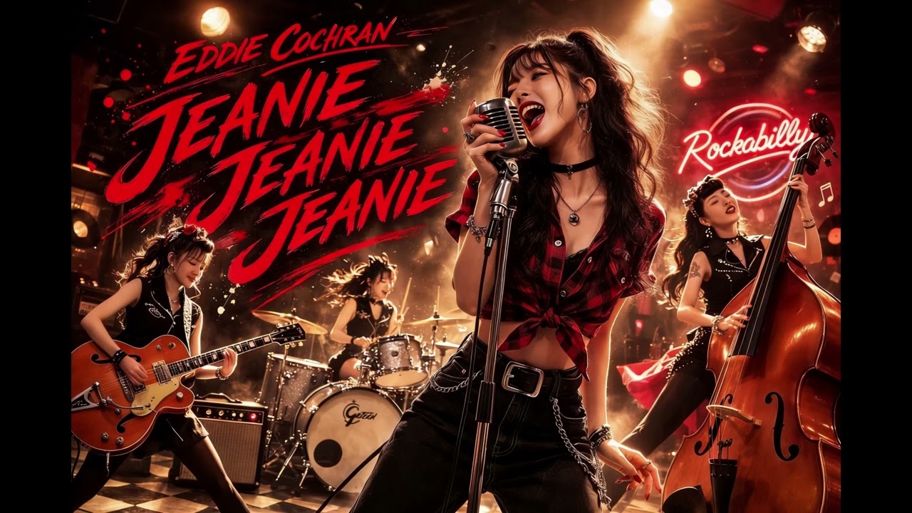 EDDIE COCHRAN/JEANIE JEANIE JEANIE #AI COVER