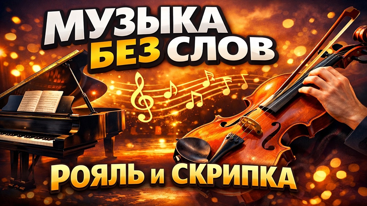 МУЗЫКА БЕЗ СЛОВ. РОЯЛЬ И СКРИПКА. МУЗЫКА ДЛЯ ДУШИ ! #музыка #music