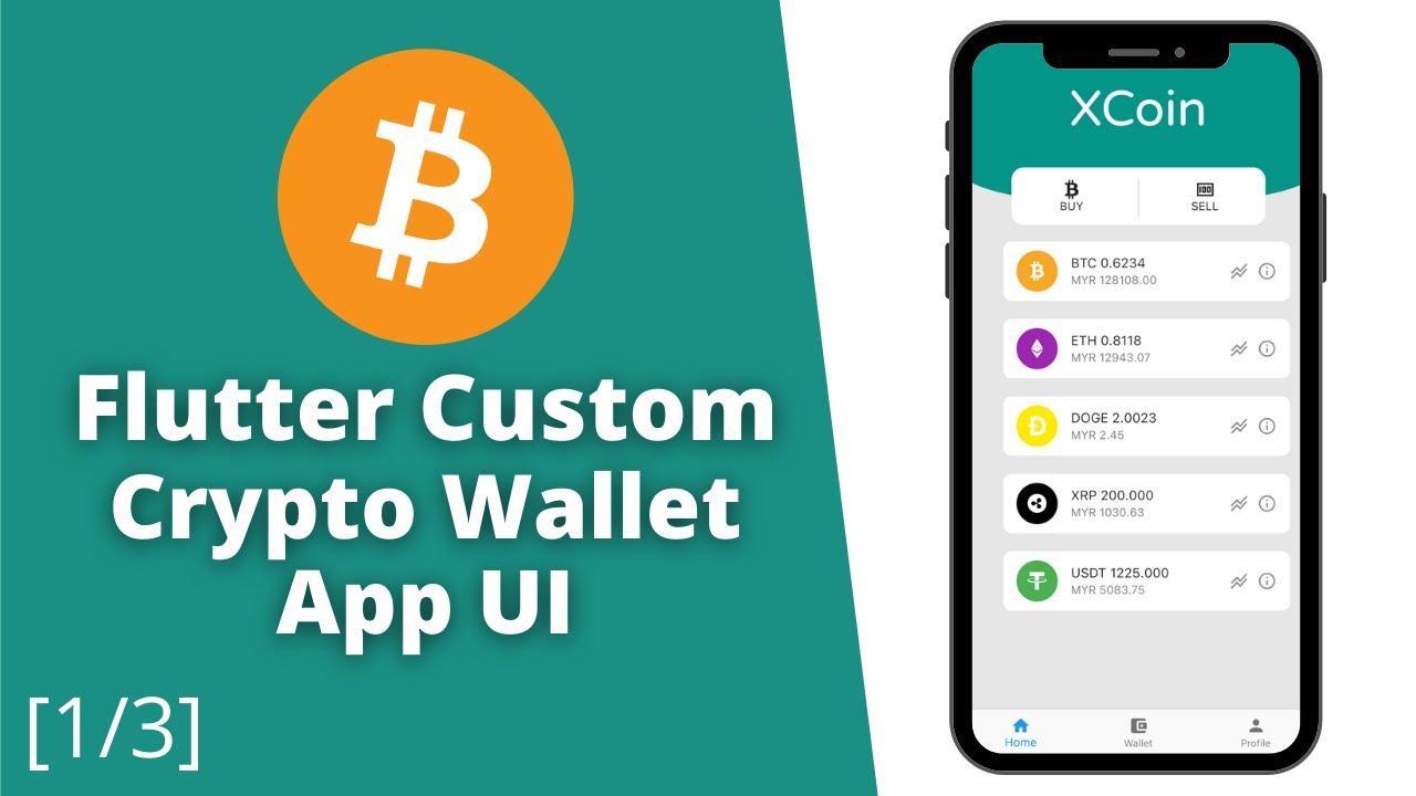 Step-by-Step Crypto Wallet App UI Design in Flutter (Part 1)