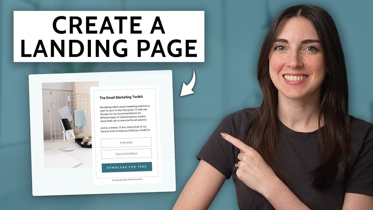 How to create & customize a landing page with Kit (formerly ConvertKit) in minutes