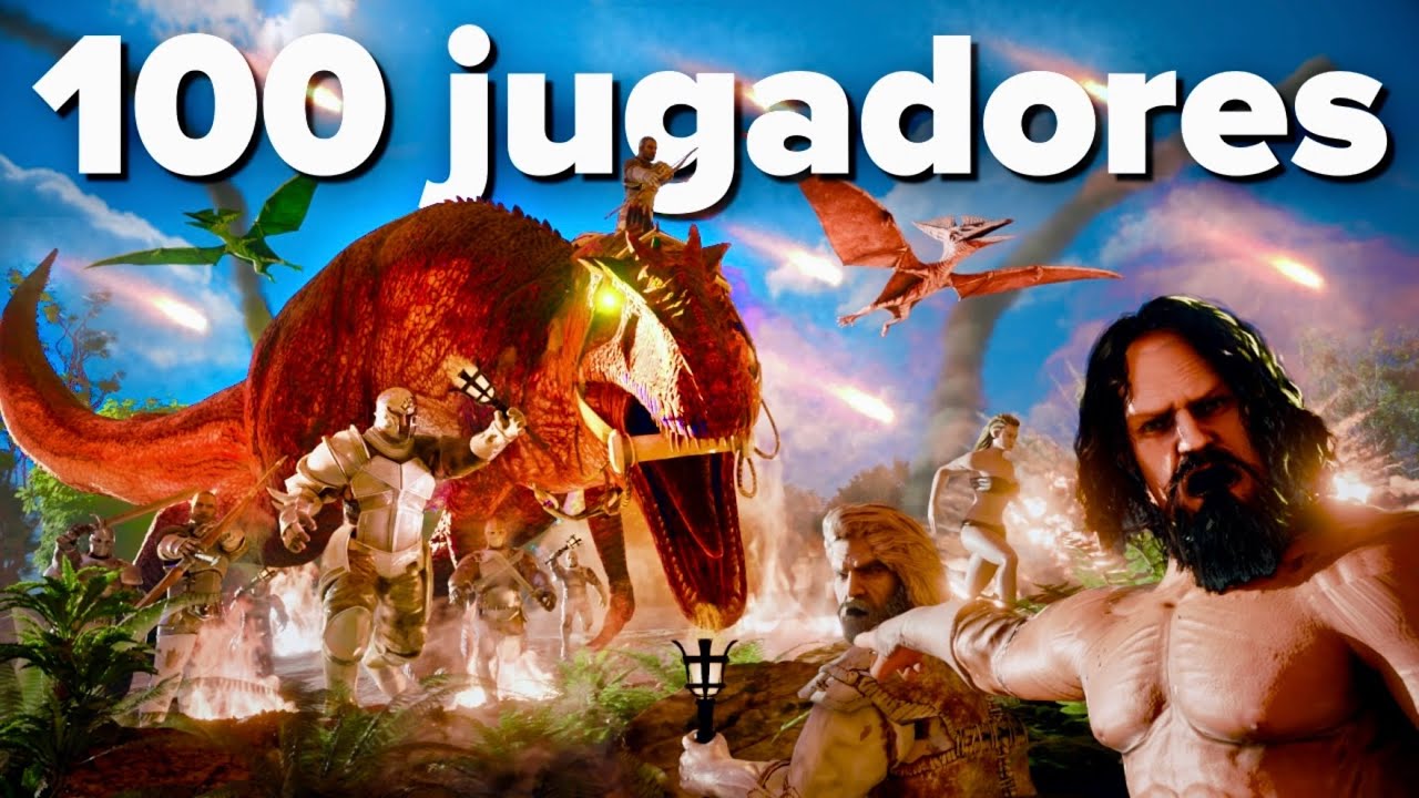 100 Jugadores Simulan la Civilización en Ark Ascended