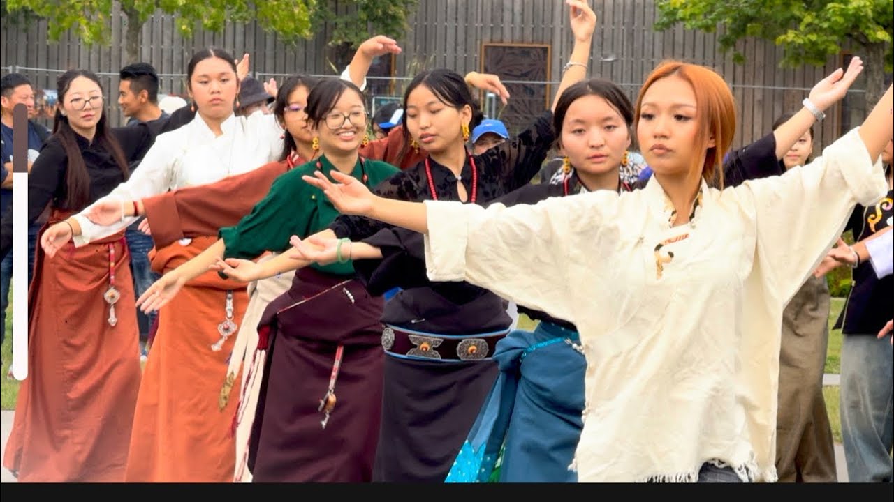 ཧྥ་རན་སི་འཛོམས་པ་ཡག་མོ་ལྷག་དཀར་སྒོར་གཞས།20/08/2025 Canada🇨🇦 uk 🇬🇧 Belgium 🇧🇪 dancer in Paris Lhakar 