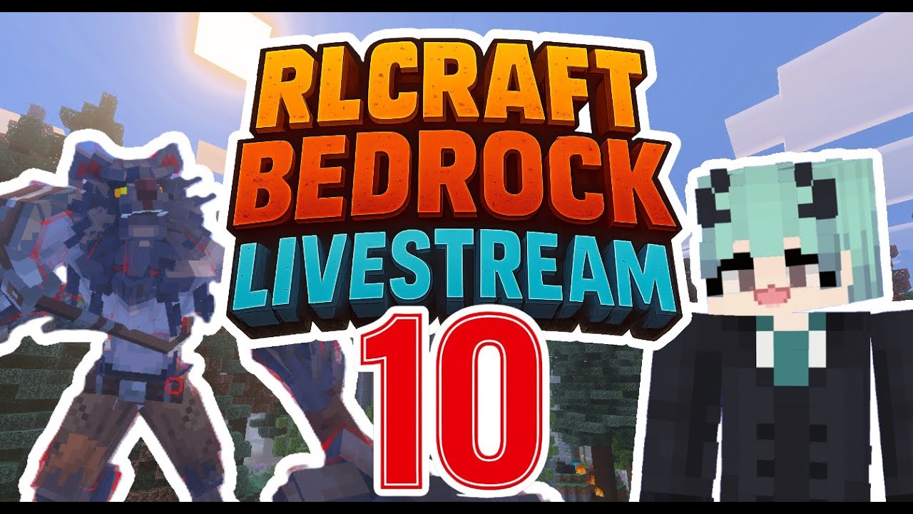 RLCraft Bedrock🔴| Stream #10 — Skyspire and Mega Dungeon!