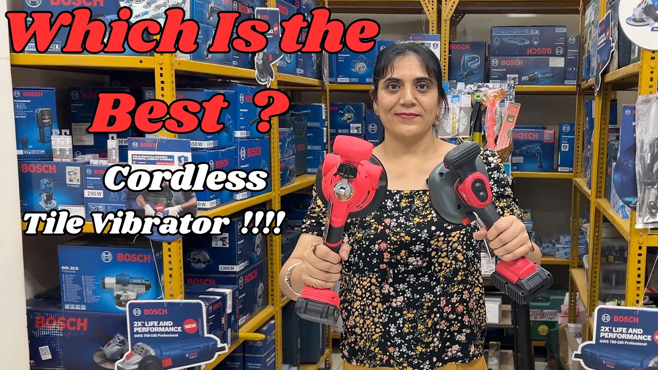 Best Cordless Tile Vibrators | Xtra Power tile Vibrator XPT 488 VS Red Horse Tile Vibrator RHC 487