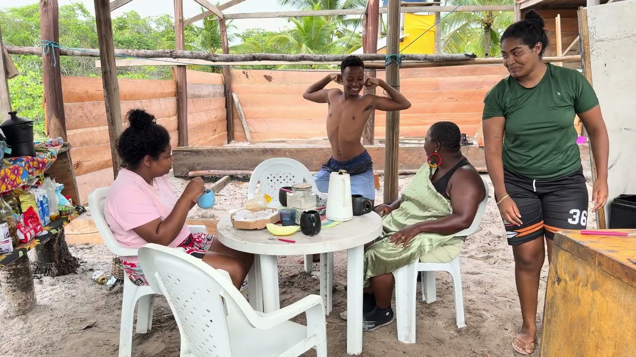 Bom café da manhã para todos 