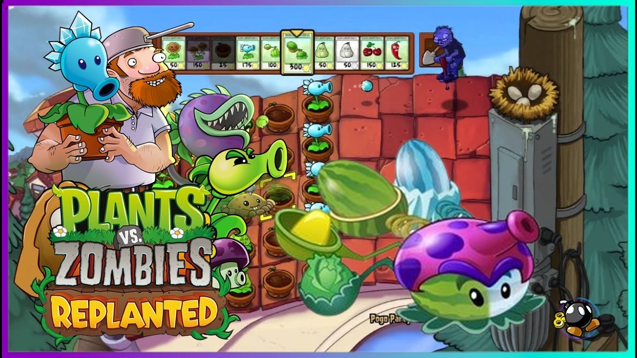 PLANTS VS ZOMBIES Replanted (Telhado) Part. 42 Até Zerar ‹ FABRICIO GAMER DETONADO ›