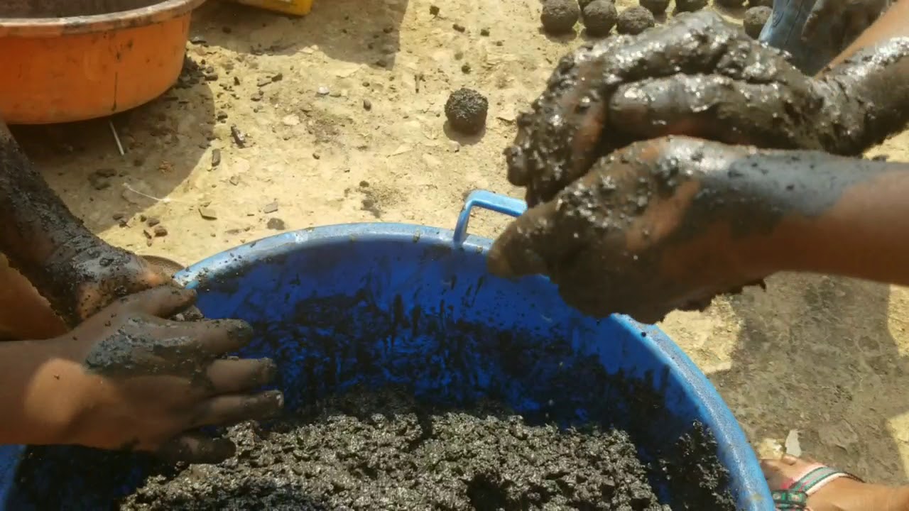 Home made charcoal briquettes. This is how I make my cooking charcoal fuel with easy