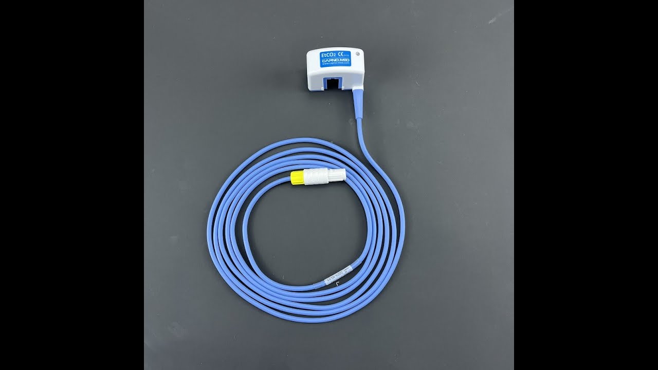 test video Mainstream sensor compatible with Contec patient monitor