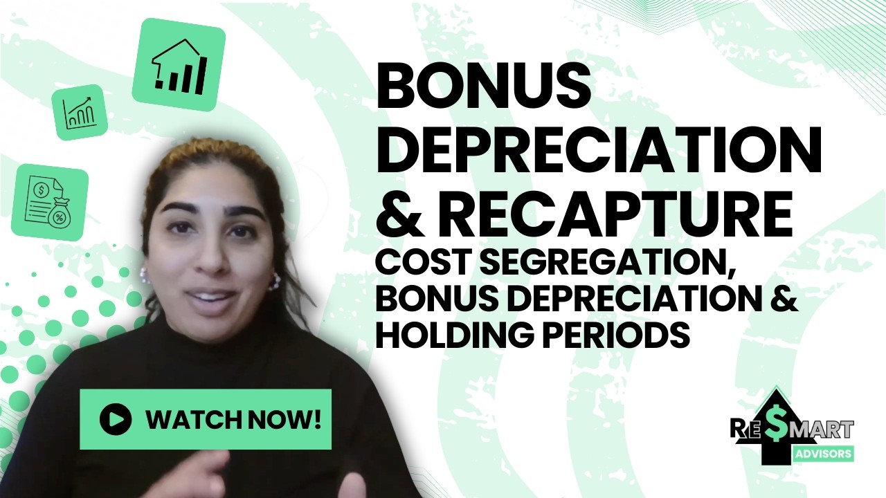 Depreciation Recapture Explained | Cost Segregation, Bonus Depreciation & Holding Periods