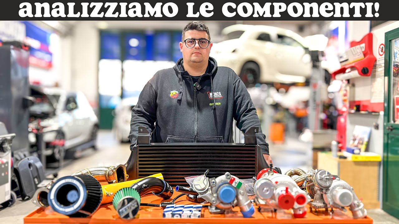 COMPONENTI STAGE ABARTH 500 TJET - LE DIFFERENZE STAGE 1 2 3