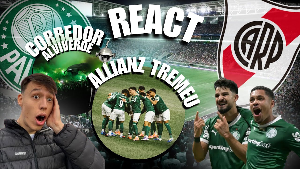 REACT NA VIRADA DO PALMEIRAS EM CIMA DO RIVER 😱 Palmeiras 3x1 River Plate 2025 🔥 *impossível*
