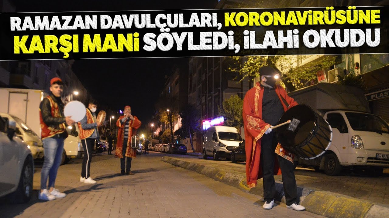 Ramazan- I Şerif’in İlk Sahurunda Davulcular, Vatandaşları Uyandırdı