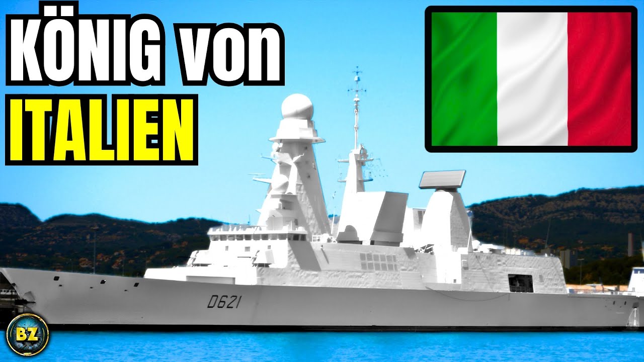Italien – Die 10 stärksten Kriegsschiffe der italienischen Marine!