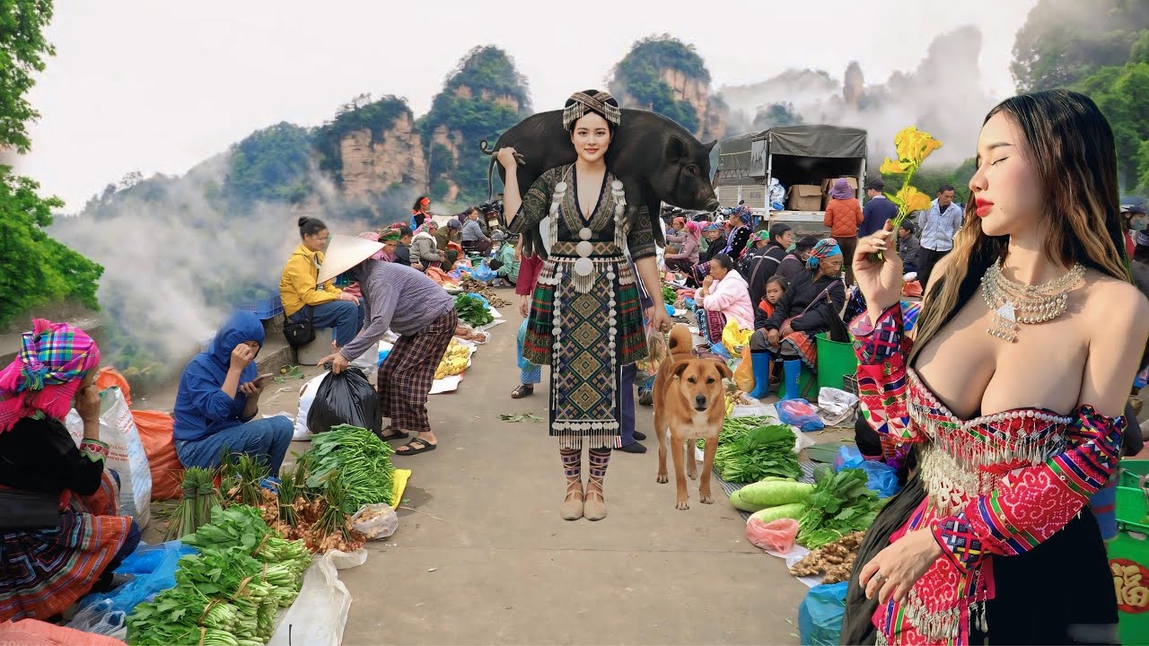 ĐỘC ĐÁO CHỢ PHIÊN VÙNG CAO CỦA NGON VẬT LẠ NHIỀU VÔ KỂ