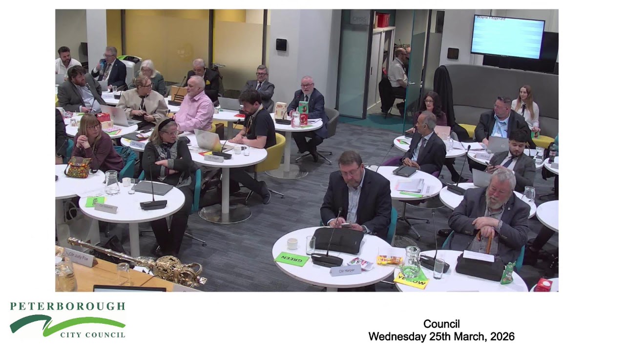 Council - Wednesday 25th March, 2026 6.00 pm