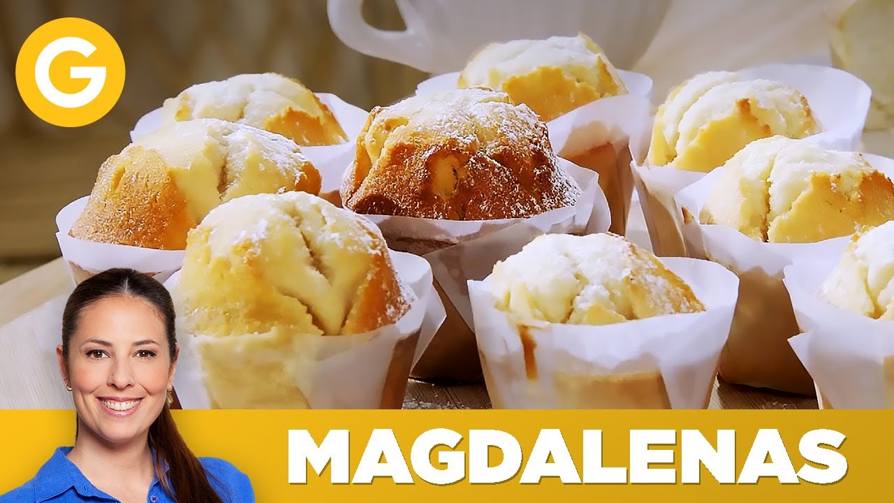 La receta ORIGINAL de Magdalenas de Estefi Colombo 💛 | El Gourmet