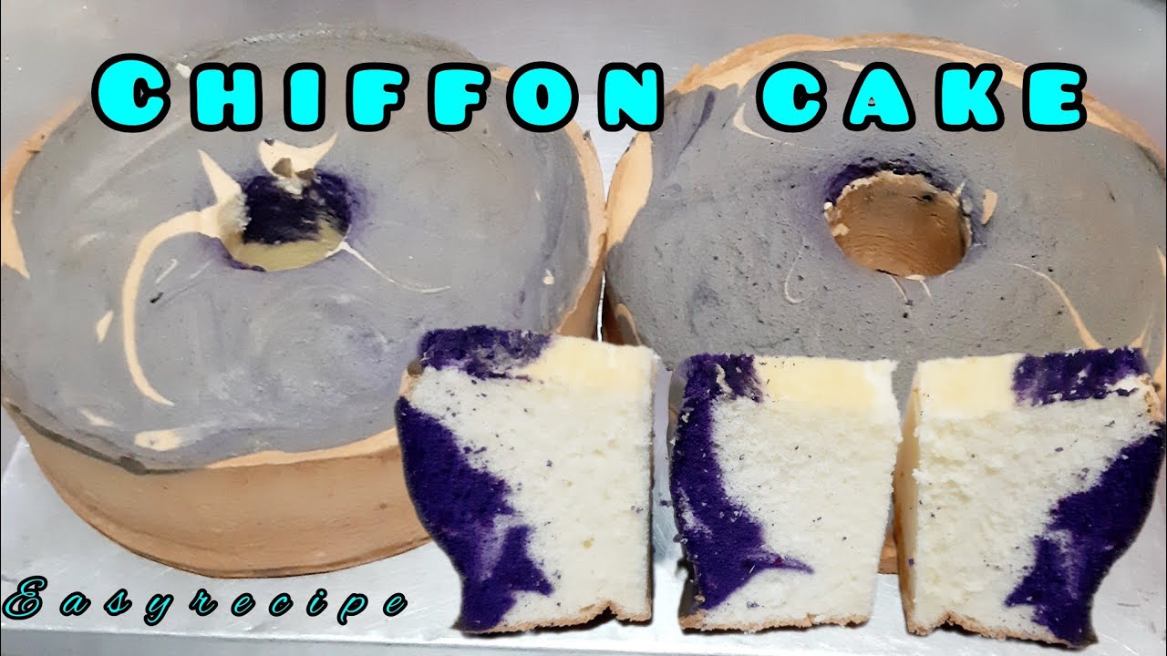 CHIFFON CAKE EASY RECIPE❤HOW TO MAKE CHIFFON CAKE? CAKE MAMON RECIPE AND EASY PROCEDURE❤MARBLE CAKE