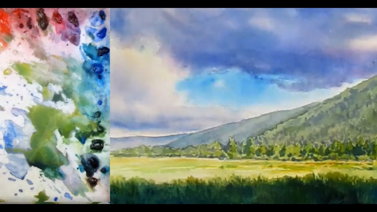 How to Paint the Landscape in Watercolor, Landscapes for Beginners