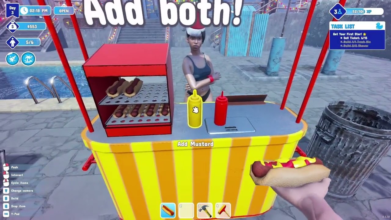 Let's Play Waterpark Simulator Part 2 #waterparksimulator #letsplay #gameplay #gaming