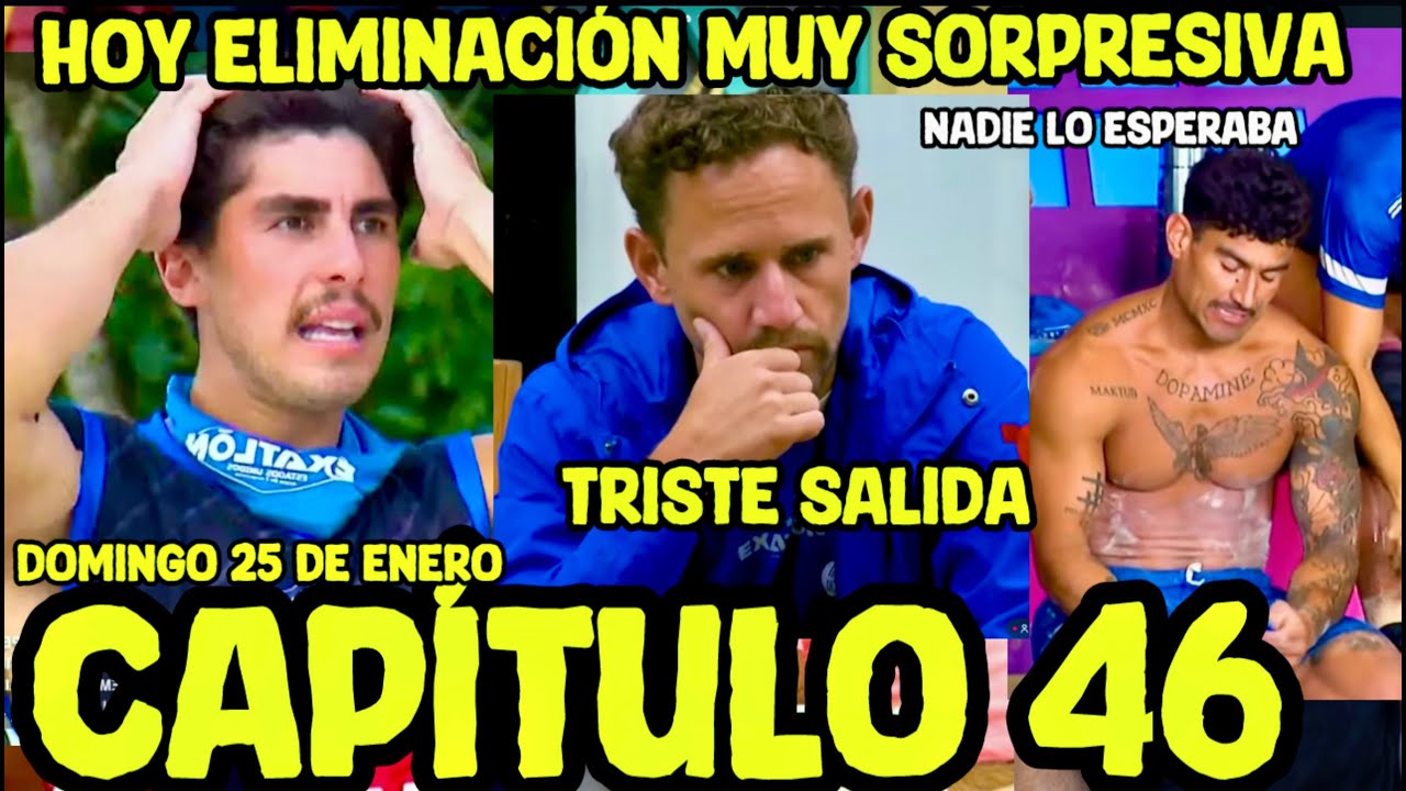 Hoy EN EXATLON ESTADOS UNIDOS  CAPÍTULO 46 domingo 25 DE ENERO HOY ELIMINAN A POLO O A LORENZO?