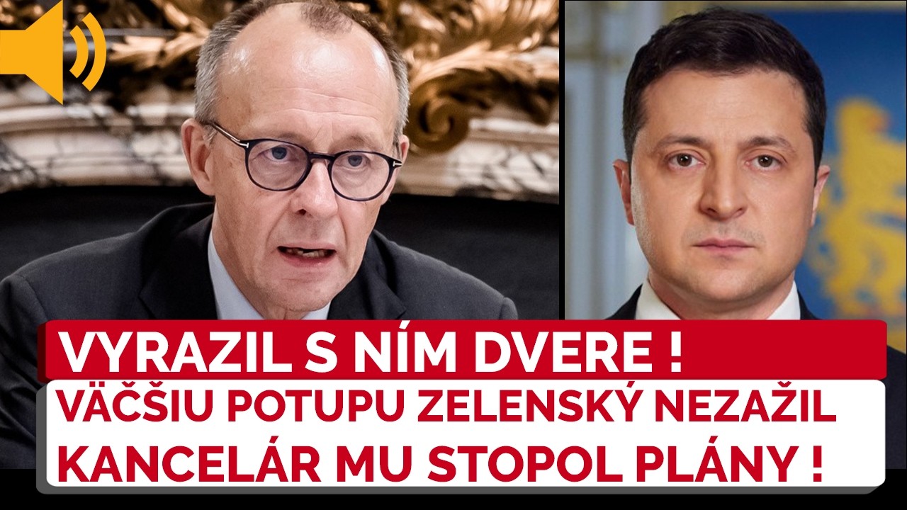 Merz bez v&aacute;hania pred cel&yacute;m svetom stopol pl&aacute;ny Kyjeva a Zelensk&eacute;mu poslal mimoriadne tvrd&yacute; odkaz
