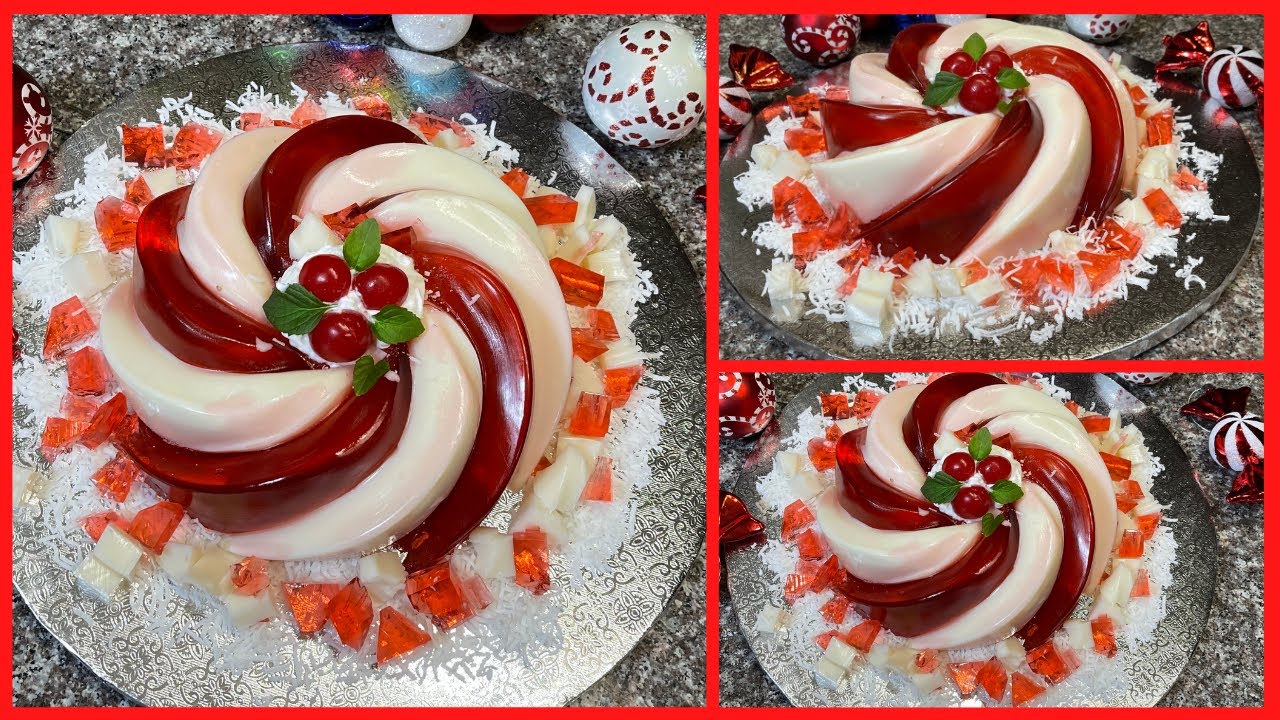 🎄GELATINA NAVIDEÑA 2021 ❄️POCOS INGREDIENTES‼️ FACIL de HACER💥ECONOMICA 💵