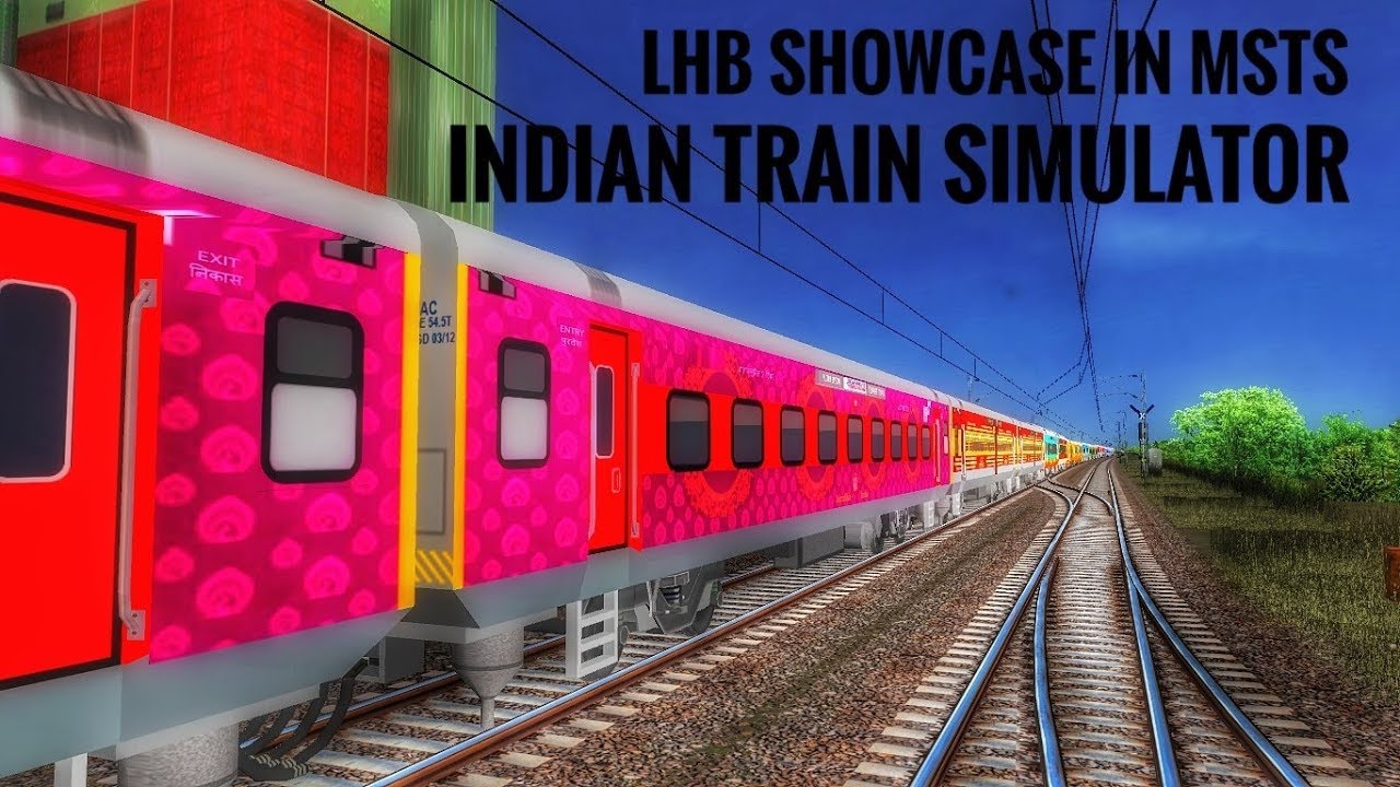 MSTS Indian Railways LHB Coach Parade in Open Rails |PART 2 in PUSH and PULL STYLE|